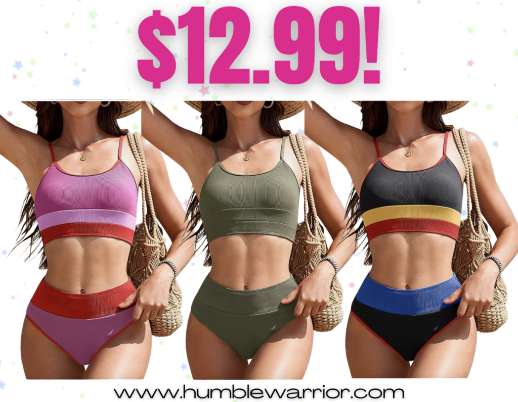 AI’MAGE Women’s High Waisted Bikini Set!